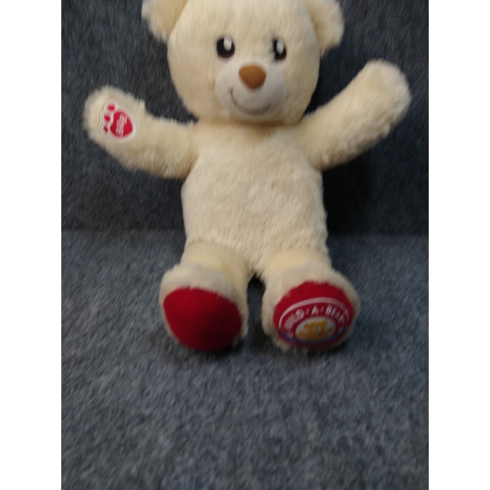 Build-A-Bear National Teddy Bear Day 2019 Cream Plush 1509RB01 Collectible